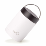 White lunch pot