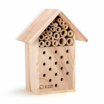 Insect house made of wood