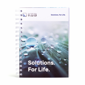 Notebook DIN A5 with spiral binding