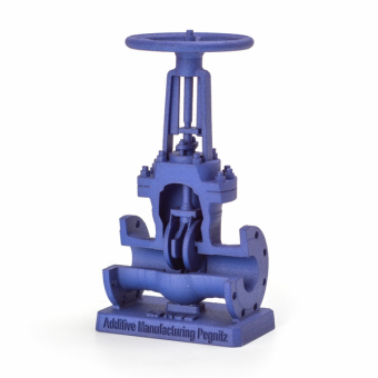 Model gate valve Staal 40 AKD with cut