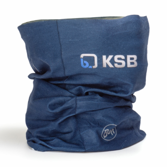 Buff multifunctional scarves blue