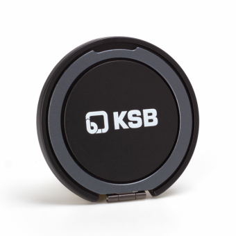 Magnetic cell phone holder with ring